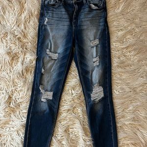 Buckle Kancan ultra high rise skinny jeans